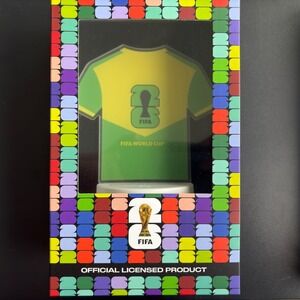 FIFA World Cup 26 Official Licensed Acrylic Jersey Lamp Brazil Colors FWL22-BR